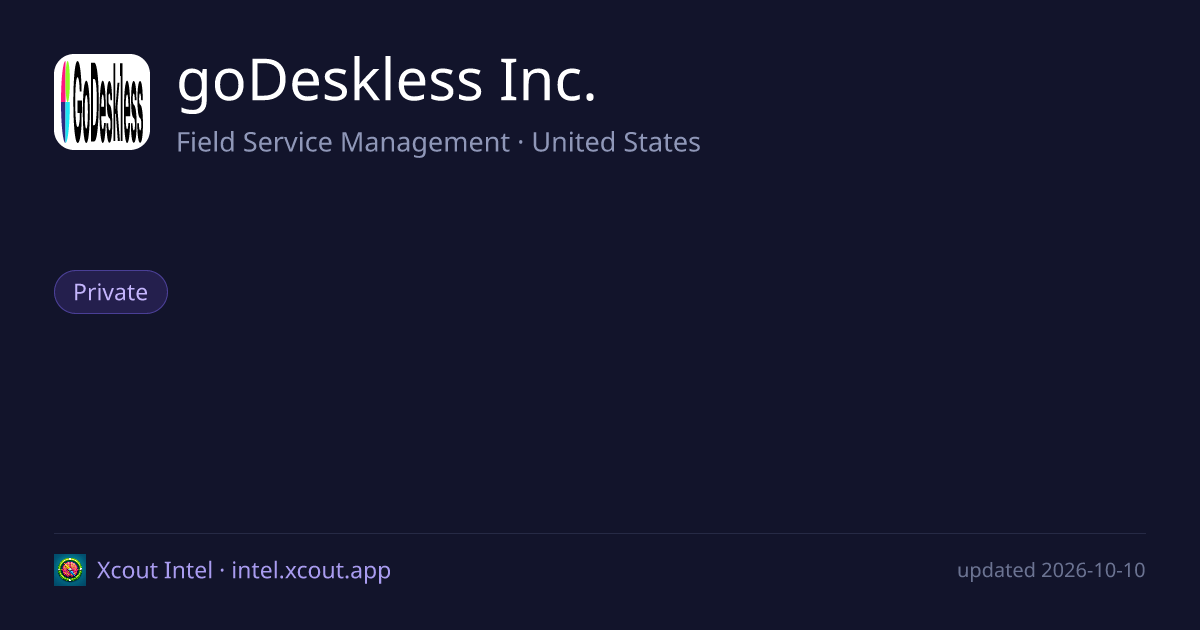 goDeskless Inc. — share card preview
