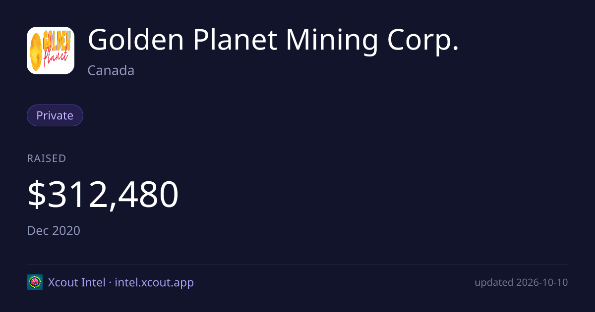 Golden Planet Mining Corp. — share card preview
