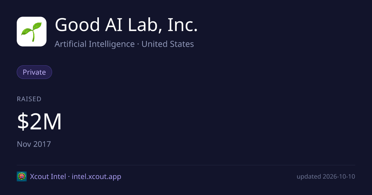 Good AI Lab, Inc. — share card preview