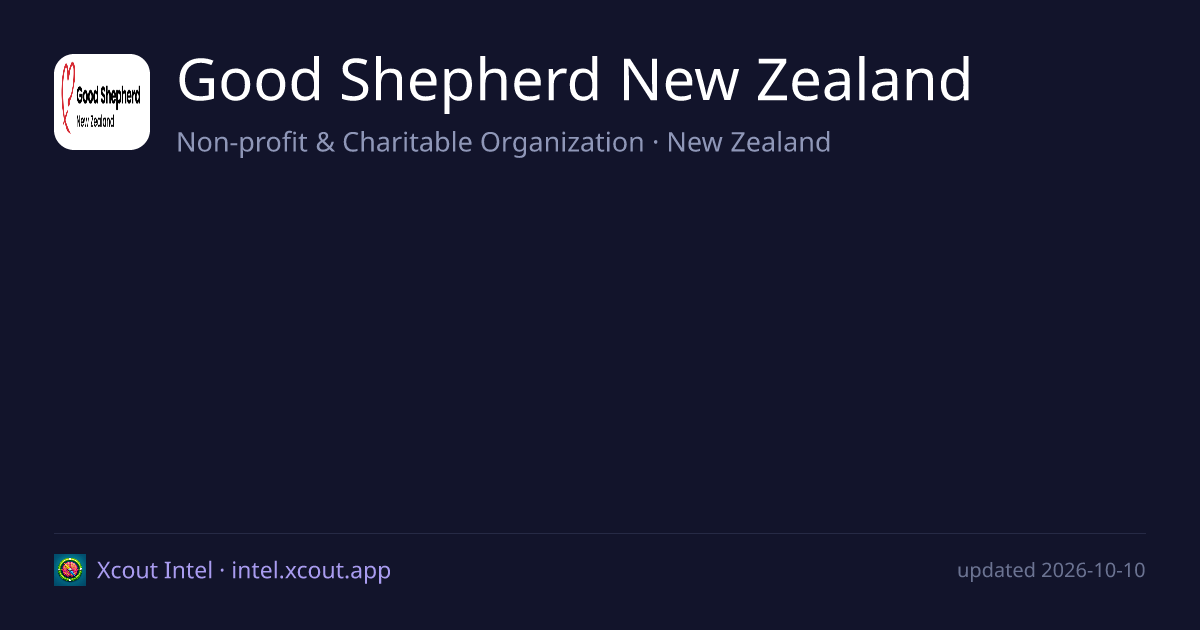 Good Shepherd New Zealand — share card preview