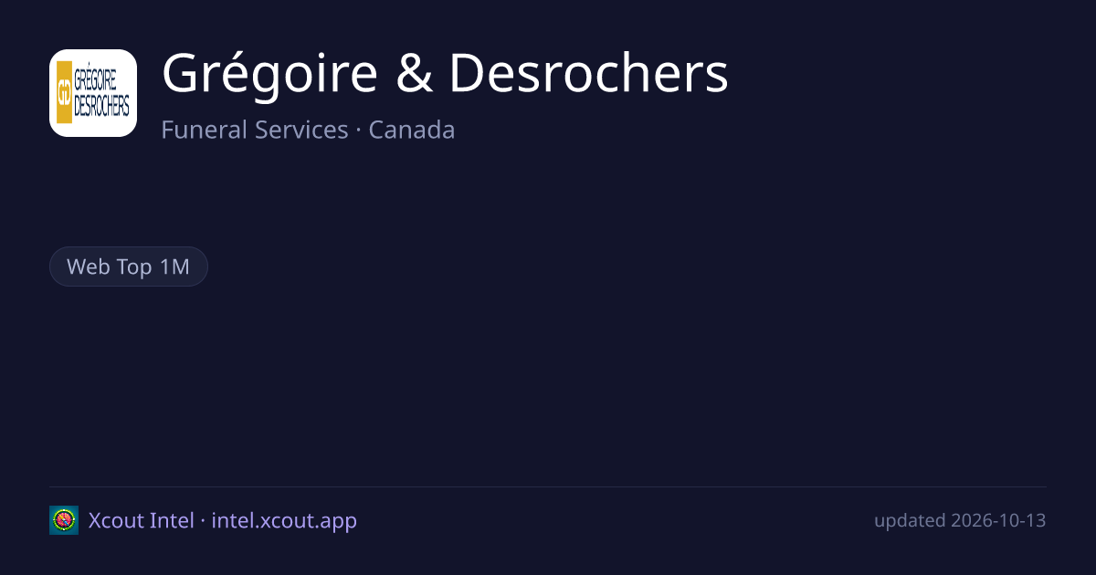 Grégoire & Desrochers — share card preview