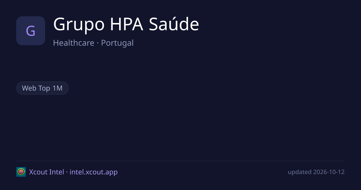Grupo HPA Saúde — share card preview