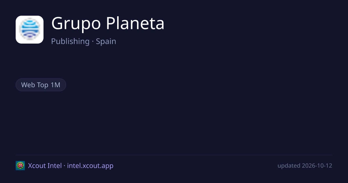 Grupo Planeta — share card preview