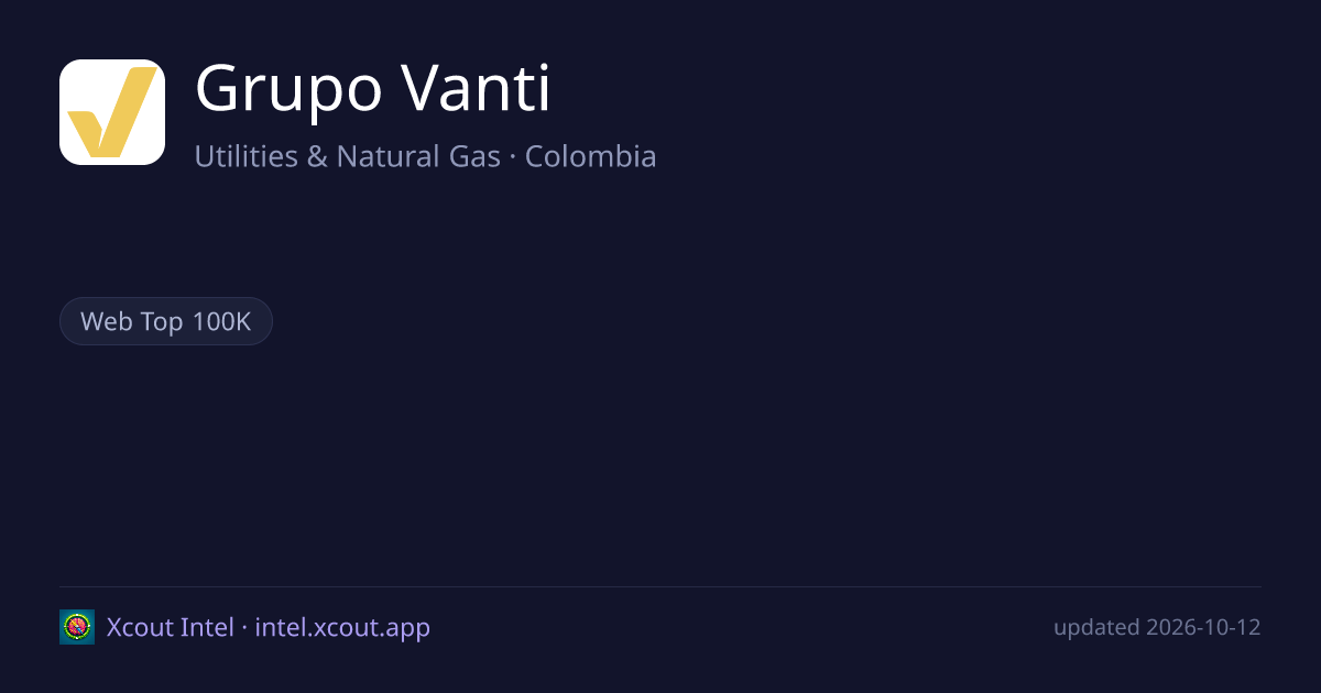Grupo Vanti — share card preview