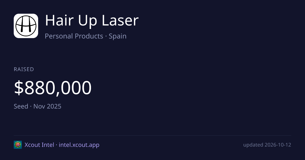 Hair Up Laser — share card preview
