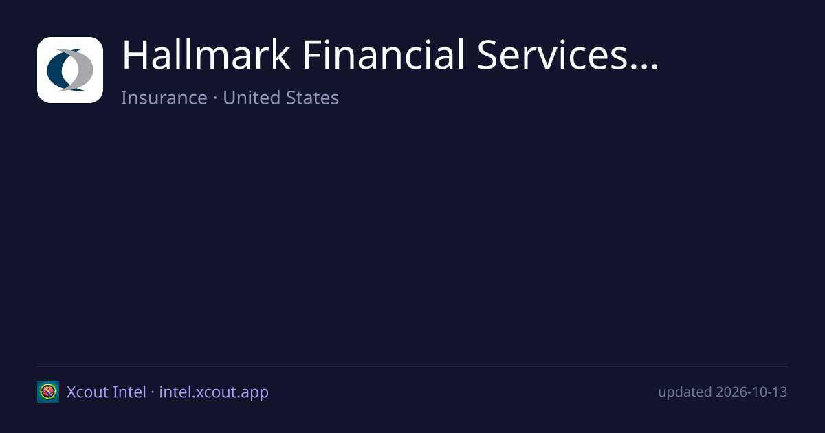 Hallmark Financial Services Inc — share card preview