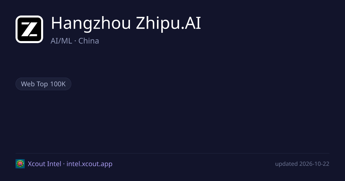 Hangzhou Zhipu.AI — share card preview