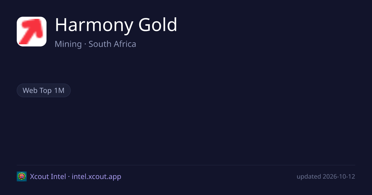Harmony Gold — share card preview