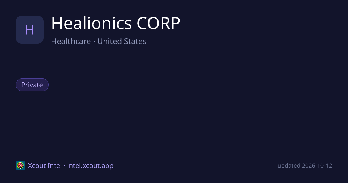 Healionics CORP — share card preview