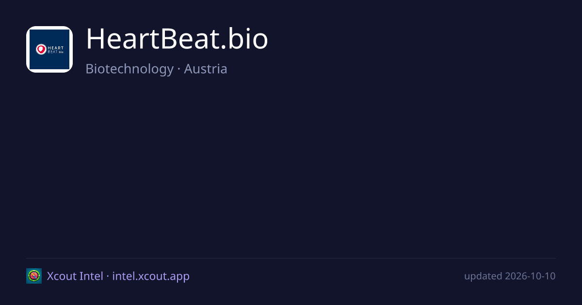 HeartBeat.bio — share card preview