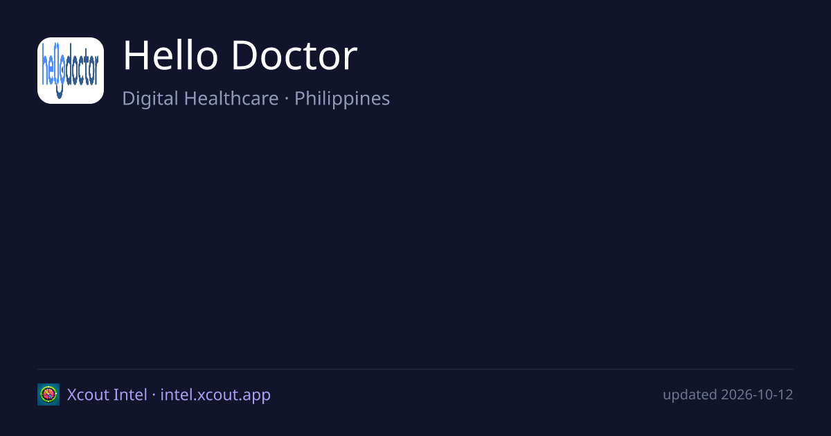 Hello Doctor — share card preview