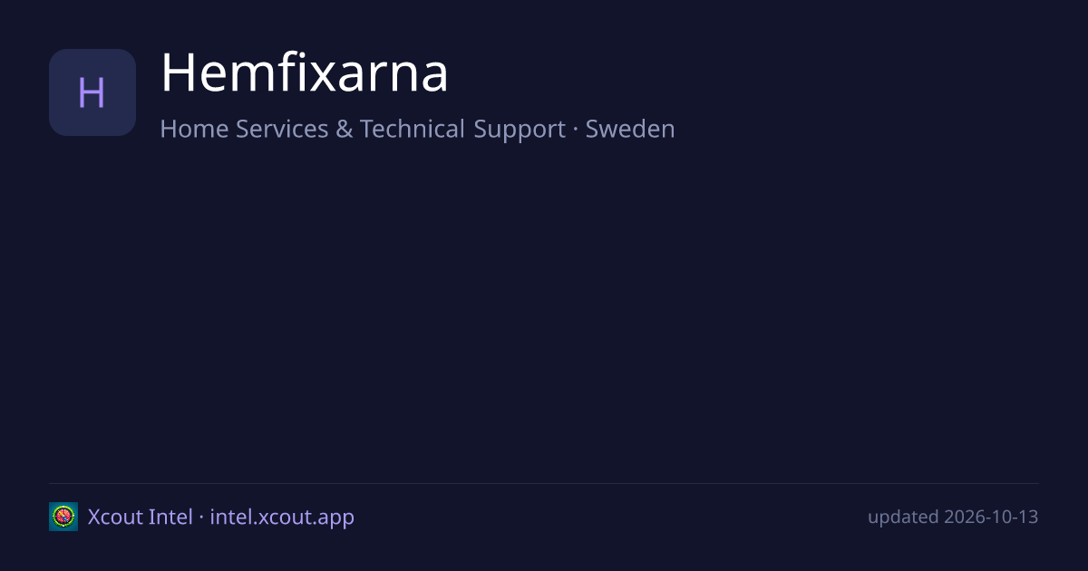 Hemfixarna — share card preview