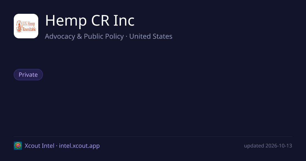 Hemp CR Inc — share card preview