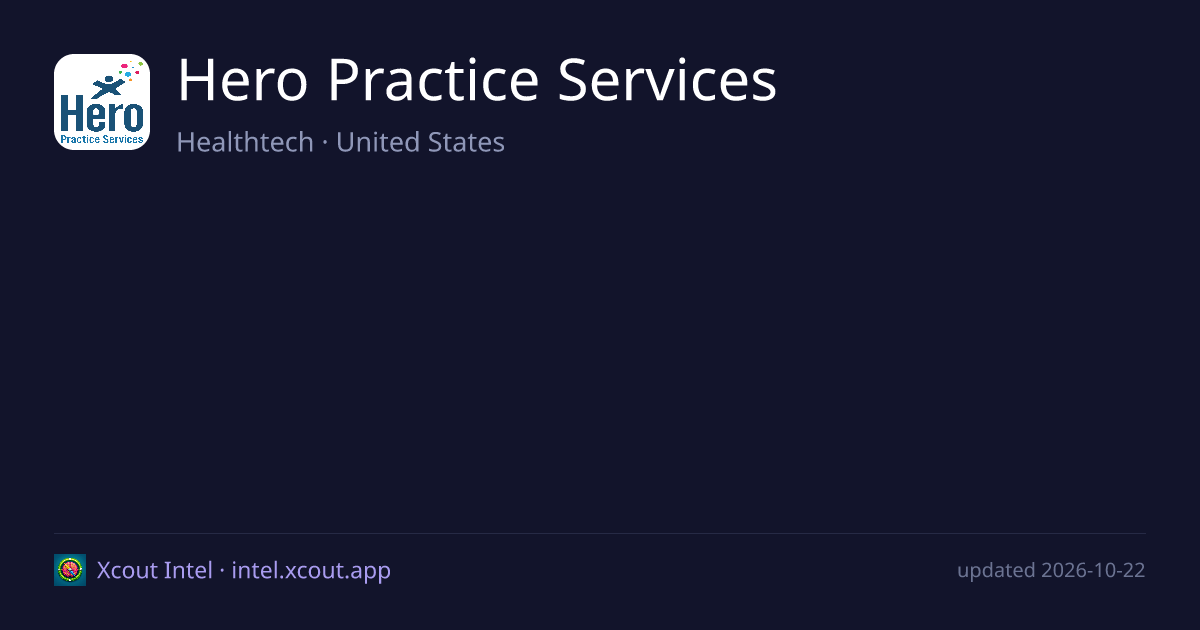 Hero Practice Services — share card preview