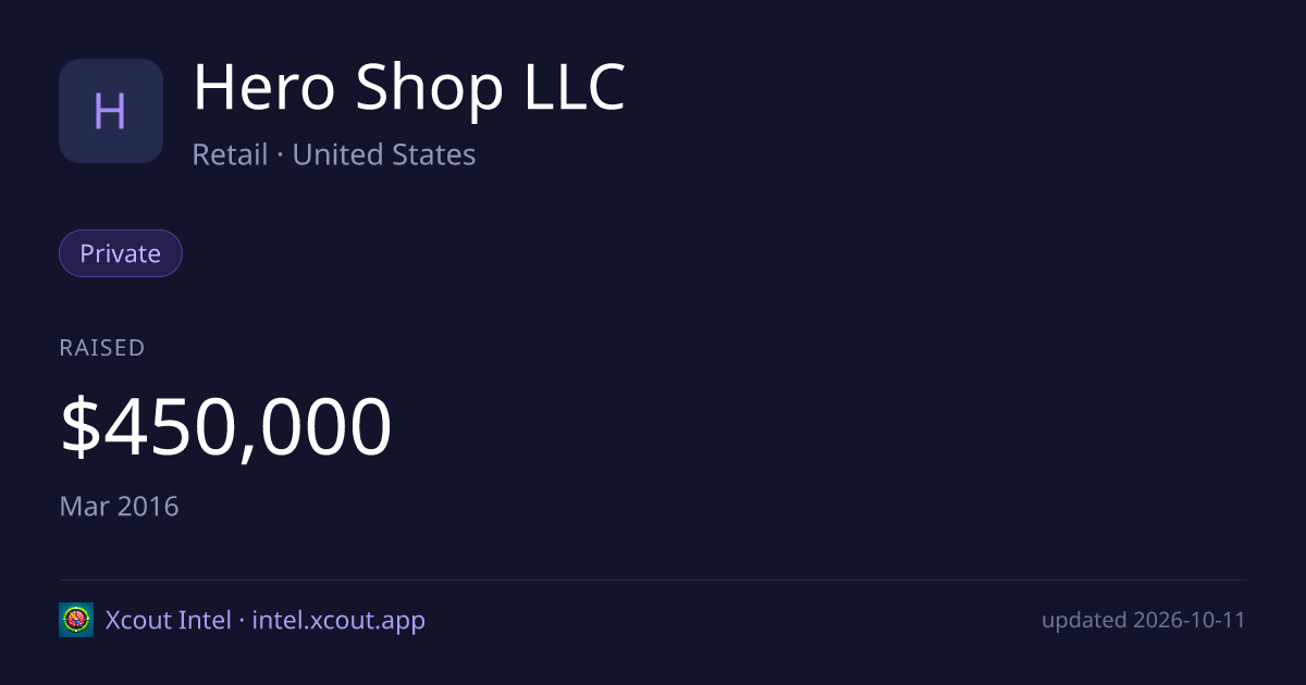 Hero Shop LLC — share card preview