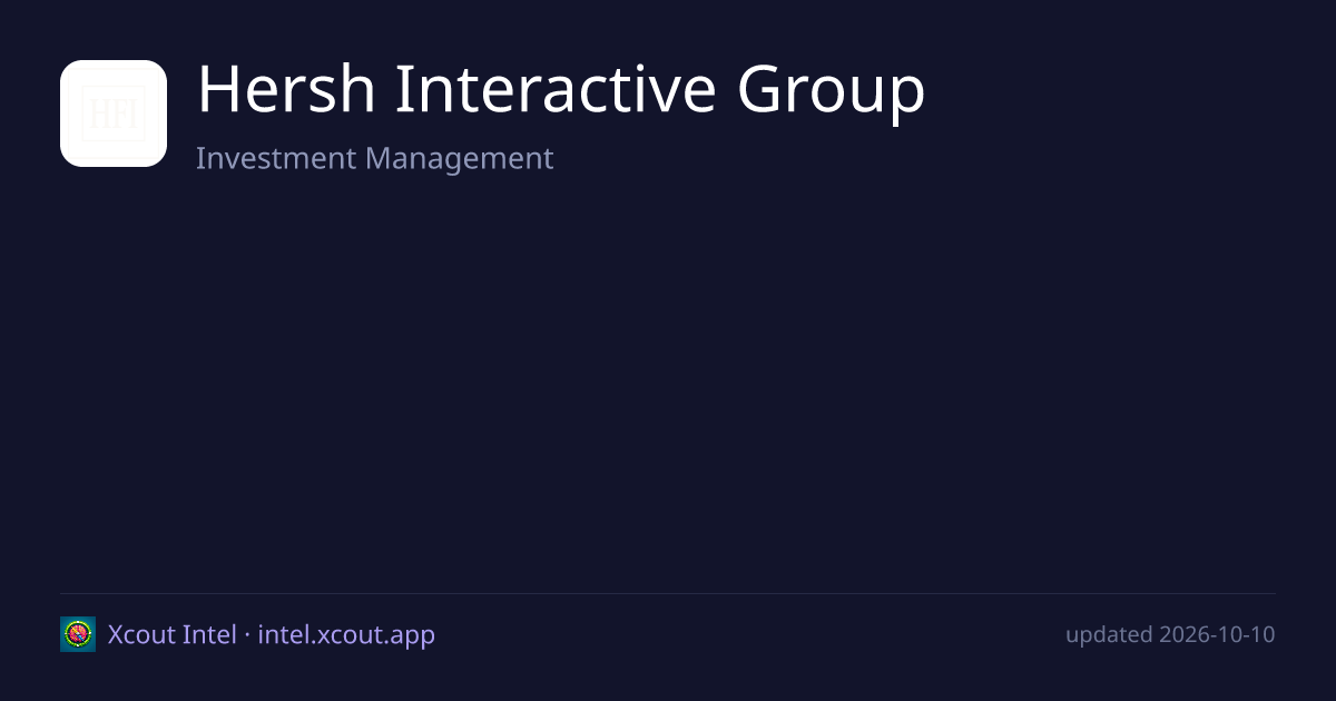 Hersh Interactive Group — share card preview