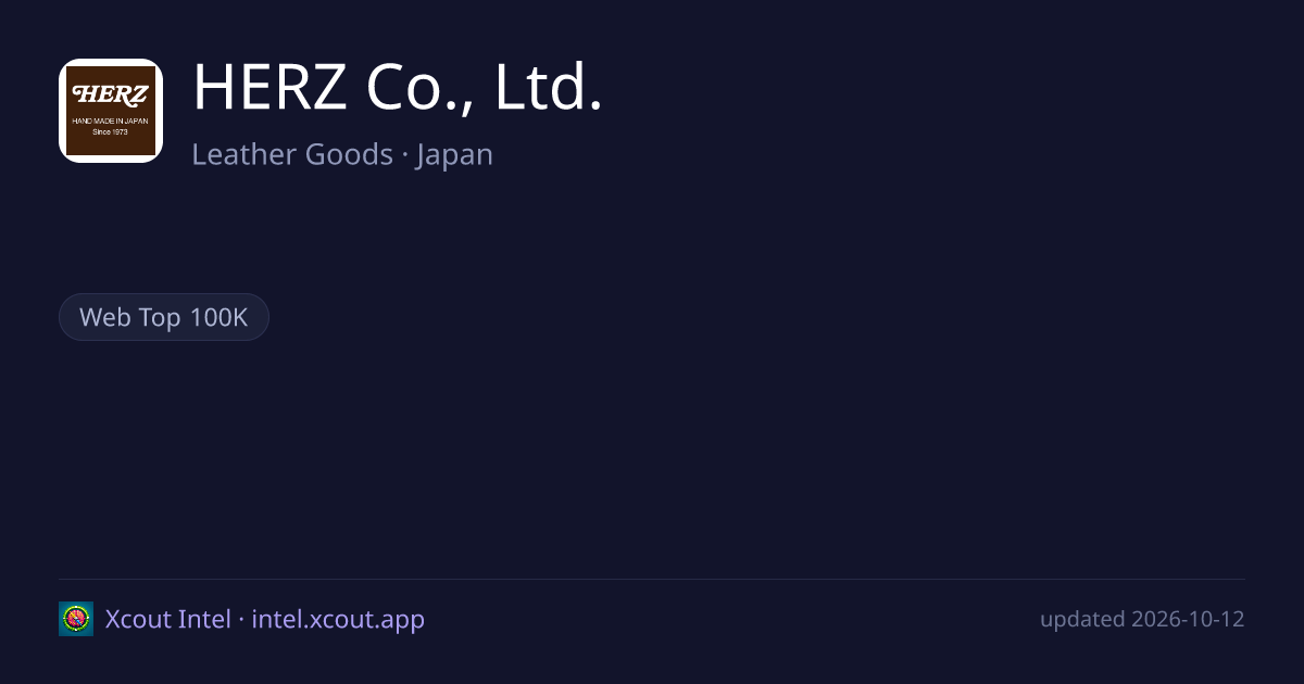 HERZ Co., Ltd. — share card preview
