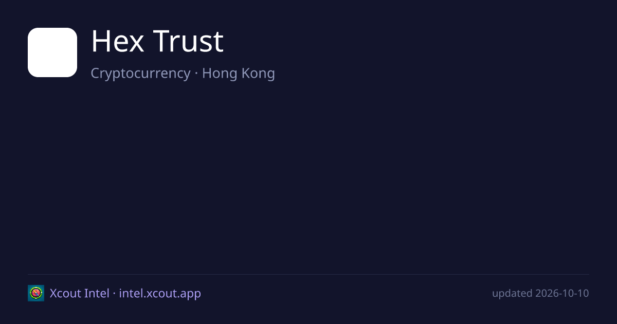 Hex Trust — share card preview
