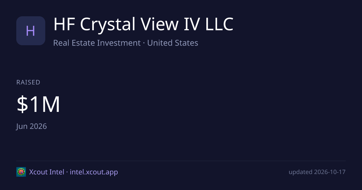HF Crystal View IV LLC — share card preview