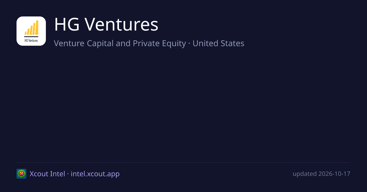 HG Ventures — share card preview