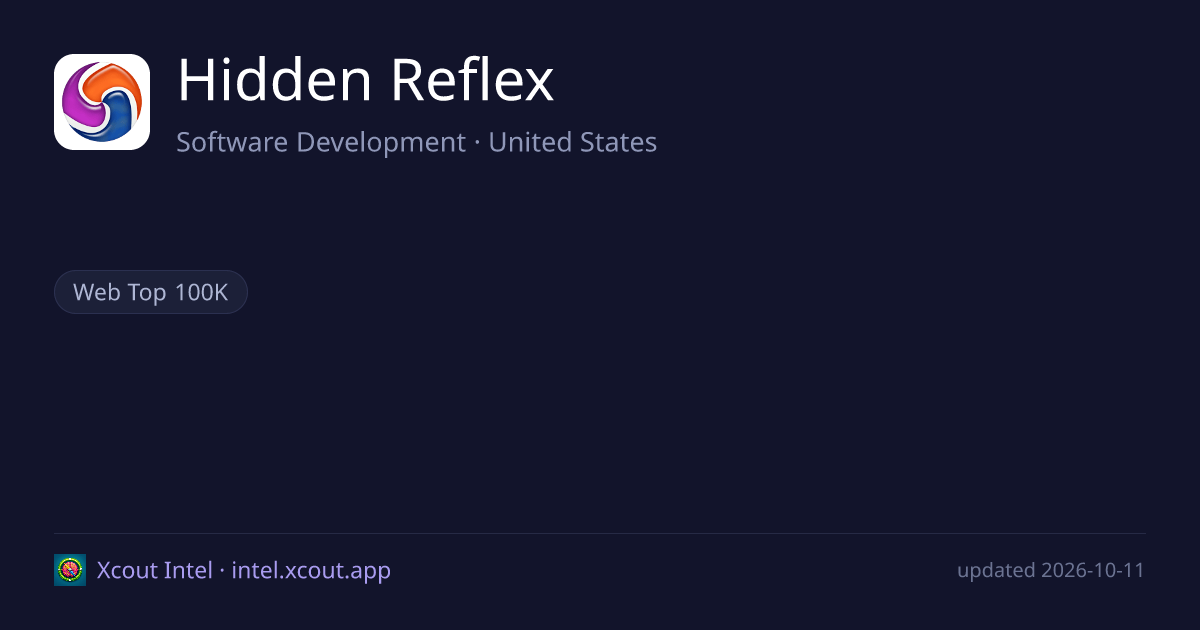 Hidden Reflex — share card preview