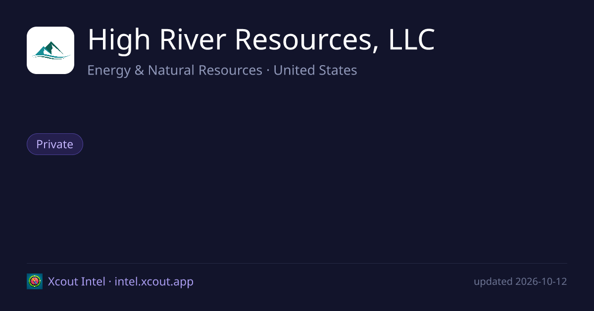 High River Resources, LLC — share card preview