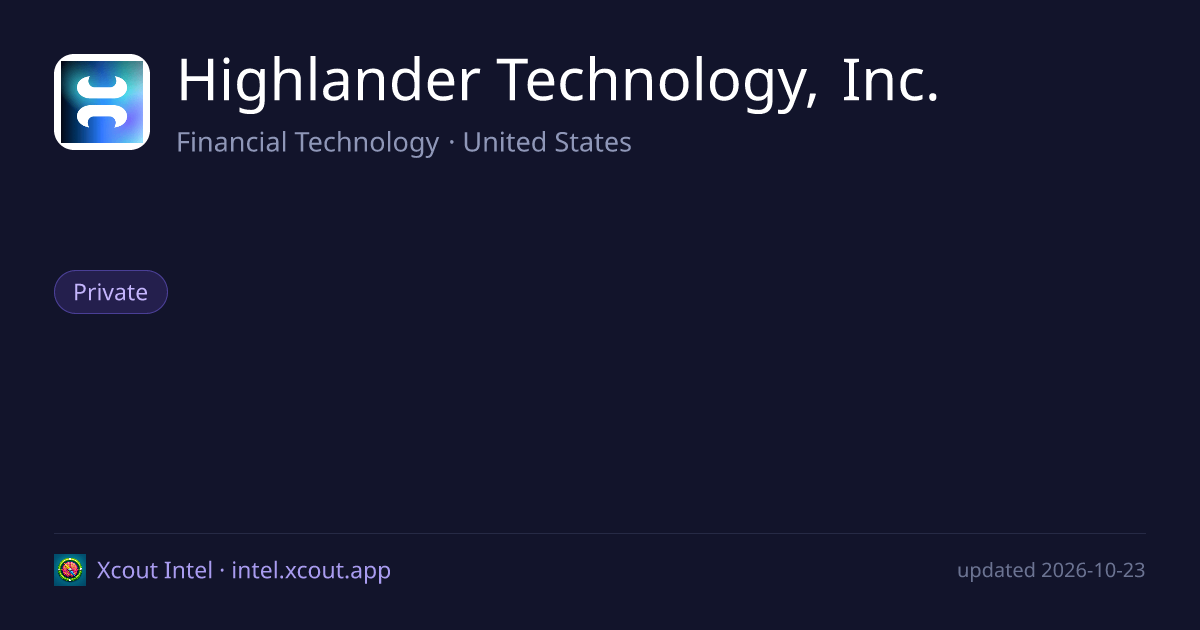 Highlander Technology, Inc. — share card preview