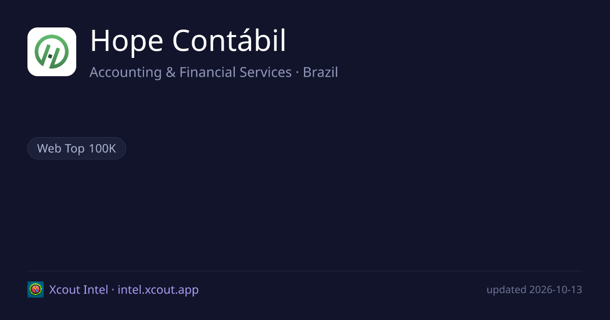 Hope Contábil — share card preview