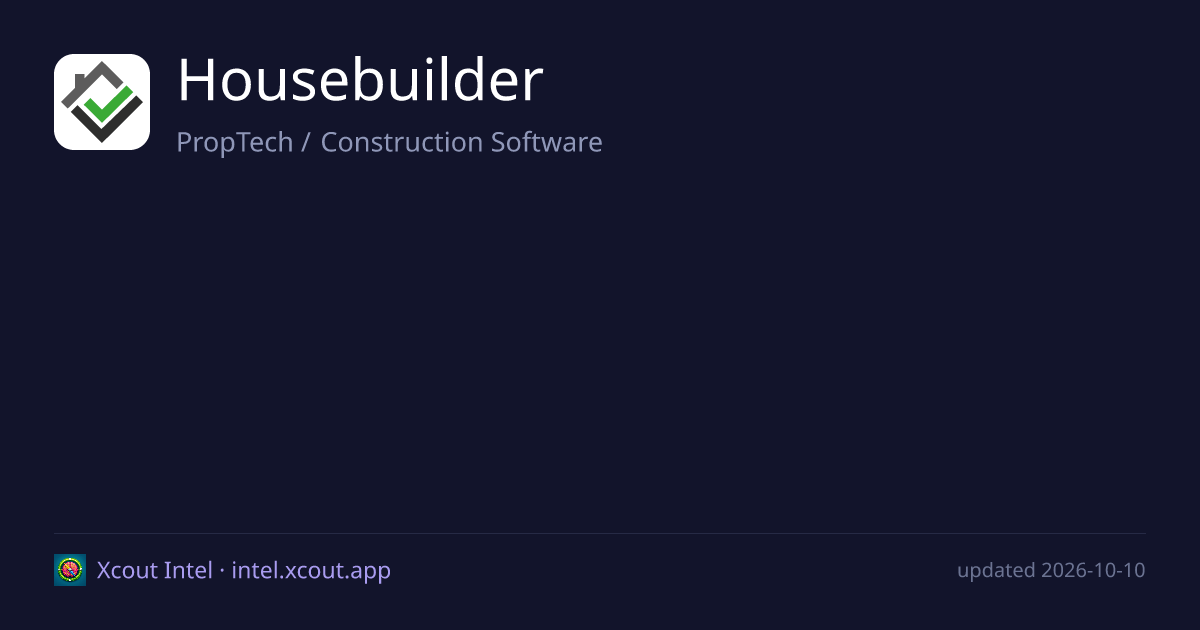Housebuilder — share card preview