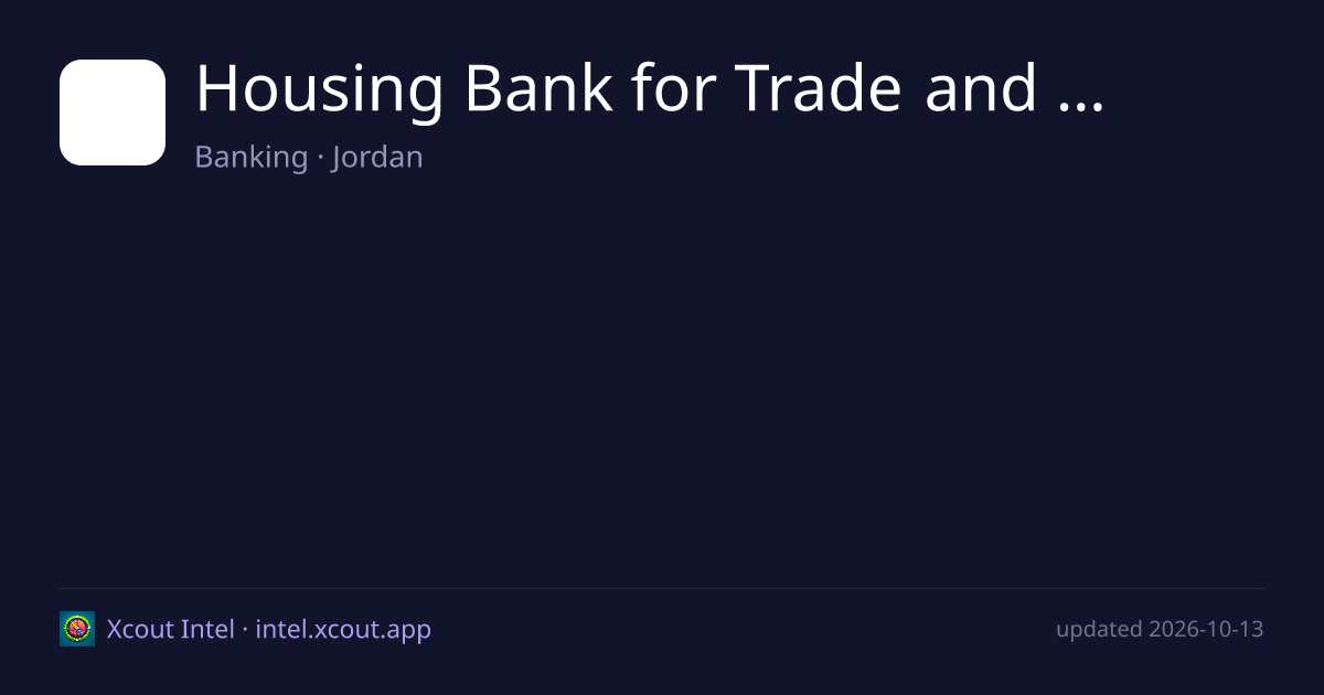 Housing Bank for Trade and Finance — share card preview