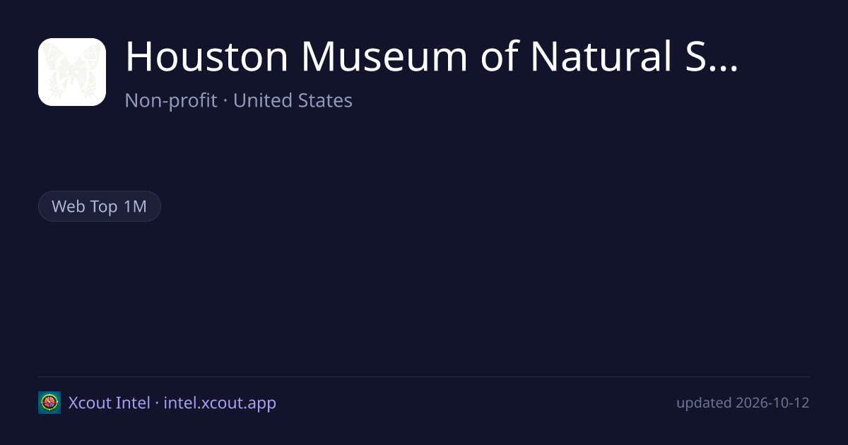 Houston Museum of Natural Science — share card preview