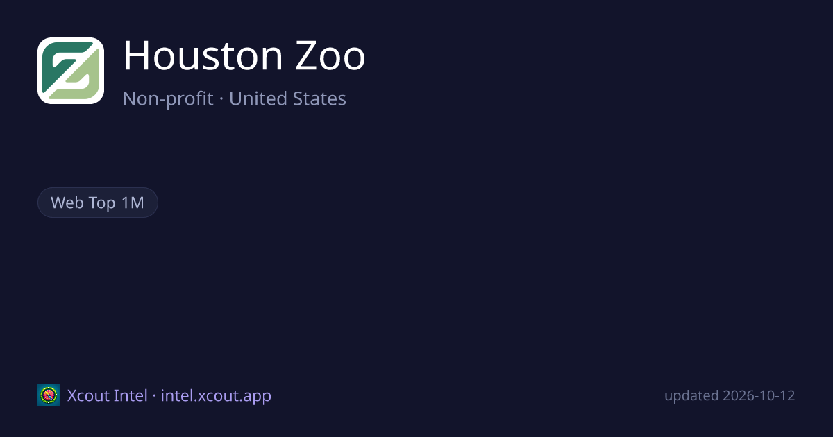 Houston Zoo — share card preview
