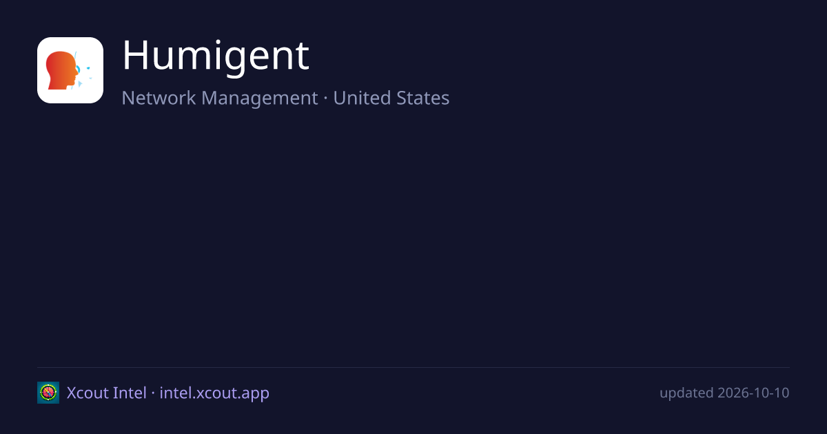 Humigent — share card preview