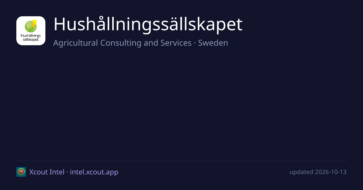 Hushållningssällskapet — share card preview