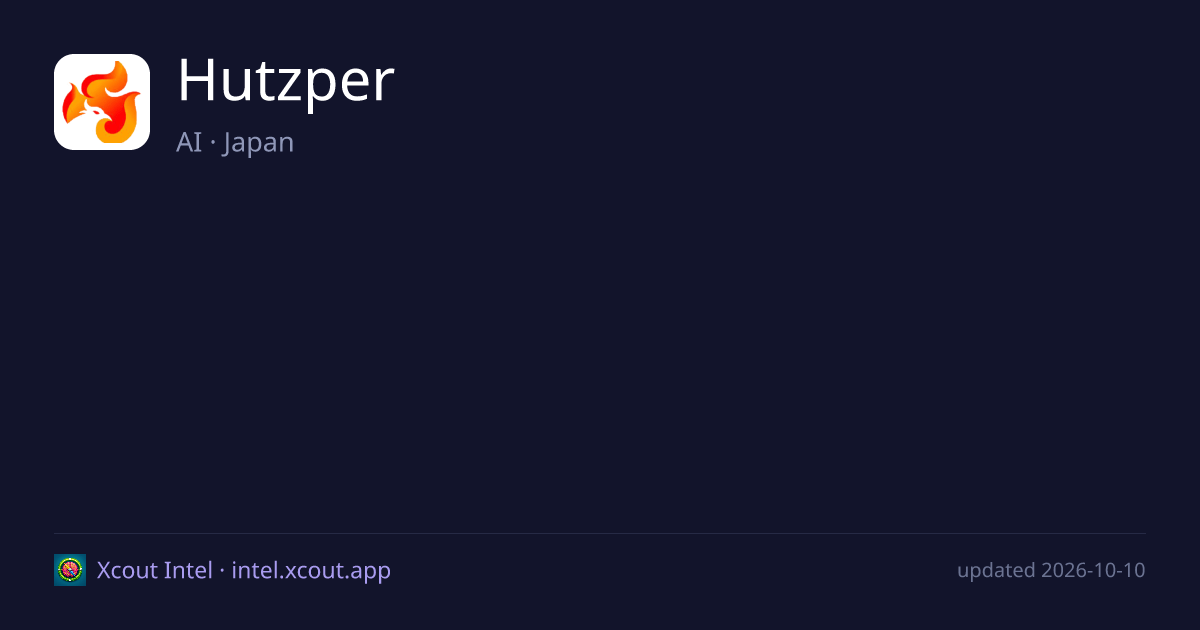 Hutzper — share card preview