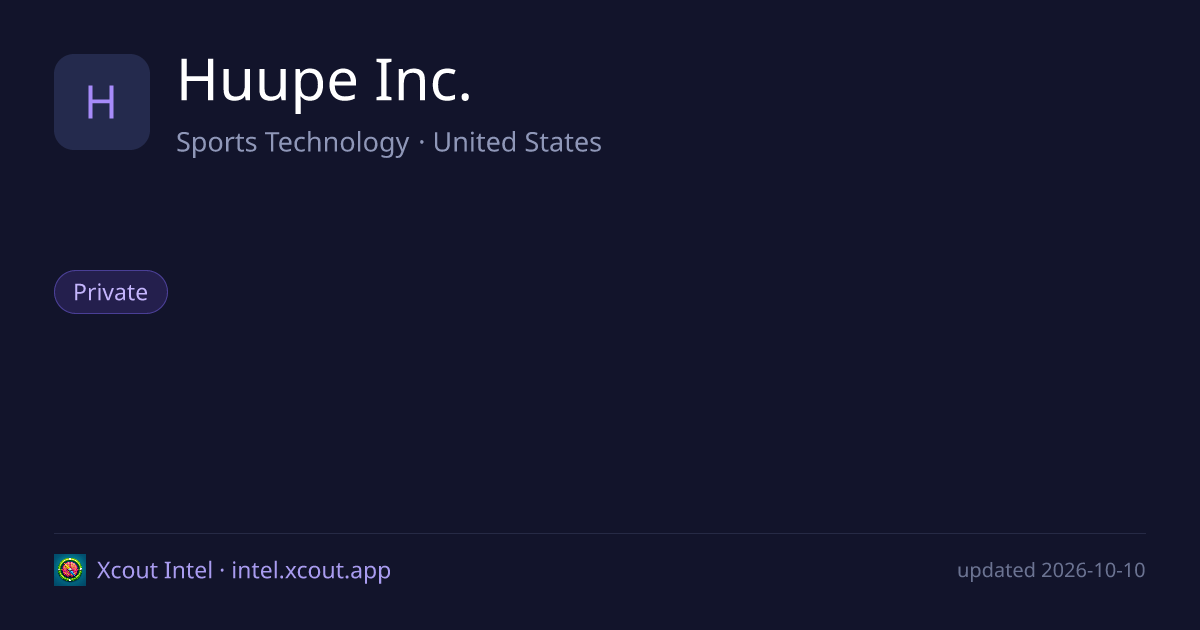 Huupe Inc. — share card preview