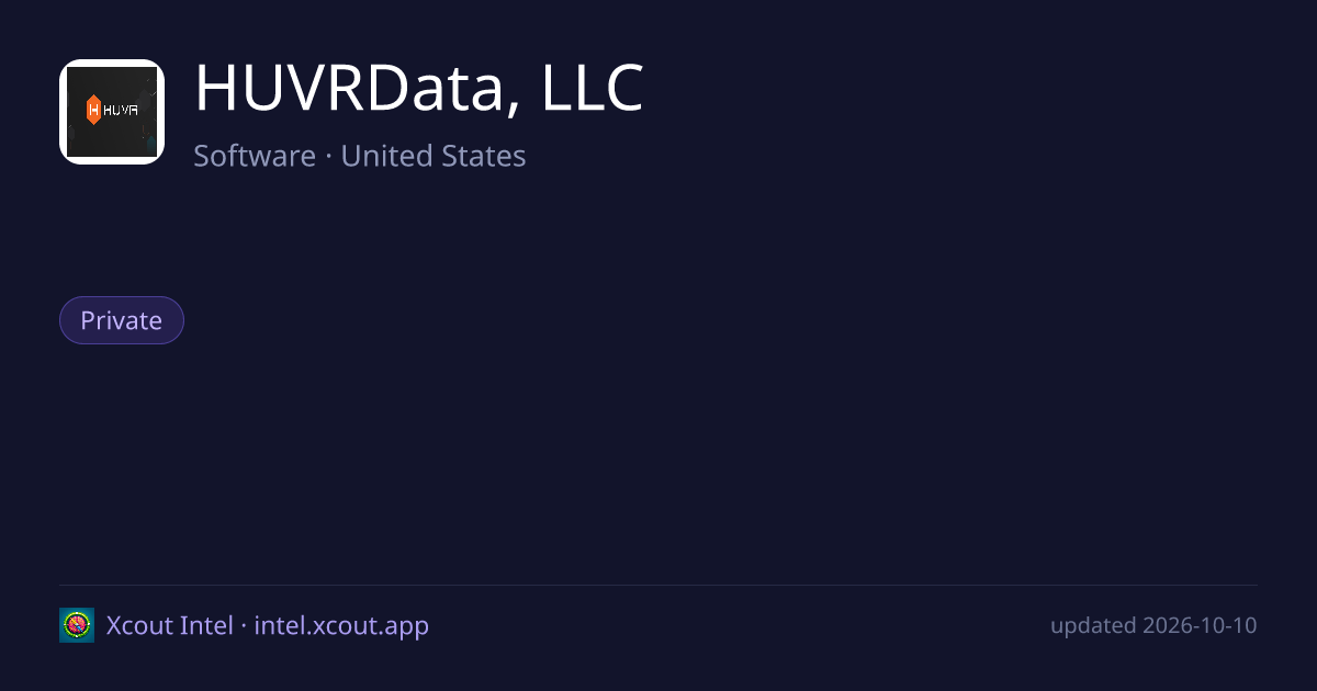 HUVRData, LLC — share card preview