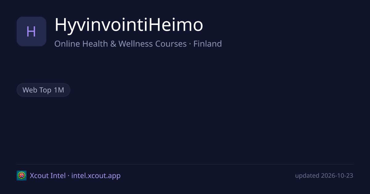 HyvinvointiHeimo — share card preview