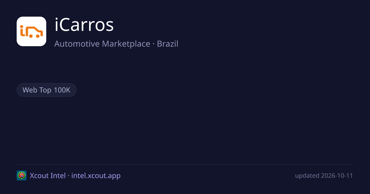 iCarros — share card preview