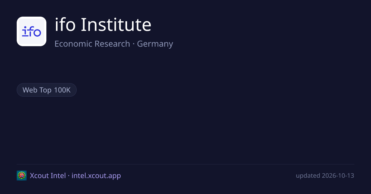 ifo Institute — share card preview