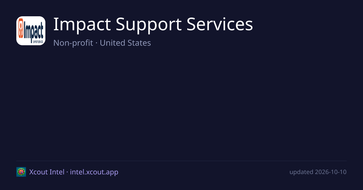 Impact Support Services — share card preview