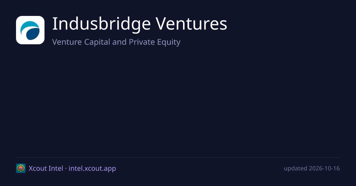 Indusbridge Ventures — share card preview