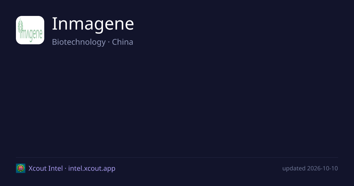 Inmagene — share card preview