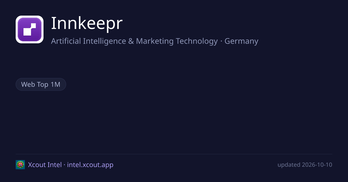 Innkeepr — share card preview