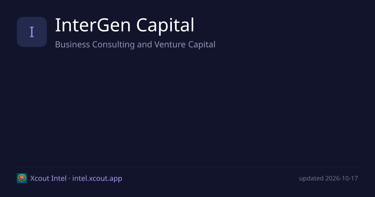 InterGen Capital — share card preview