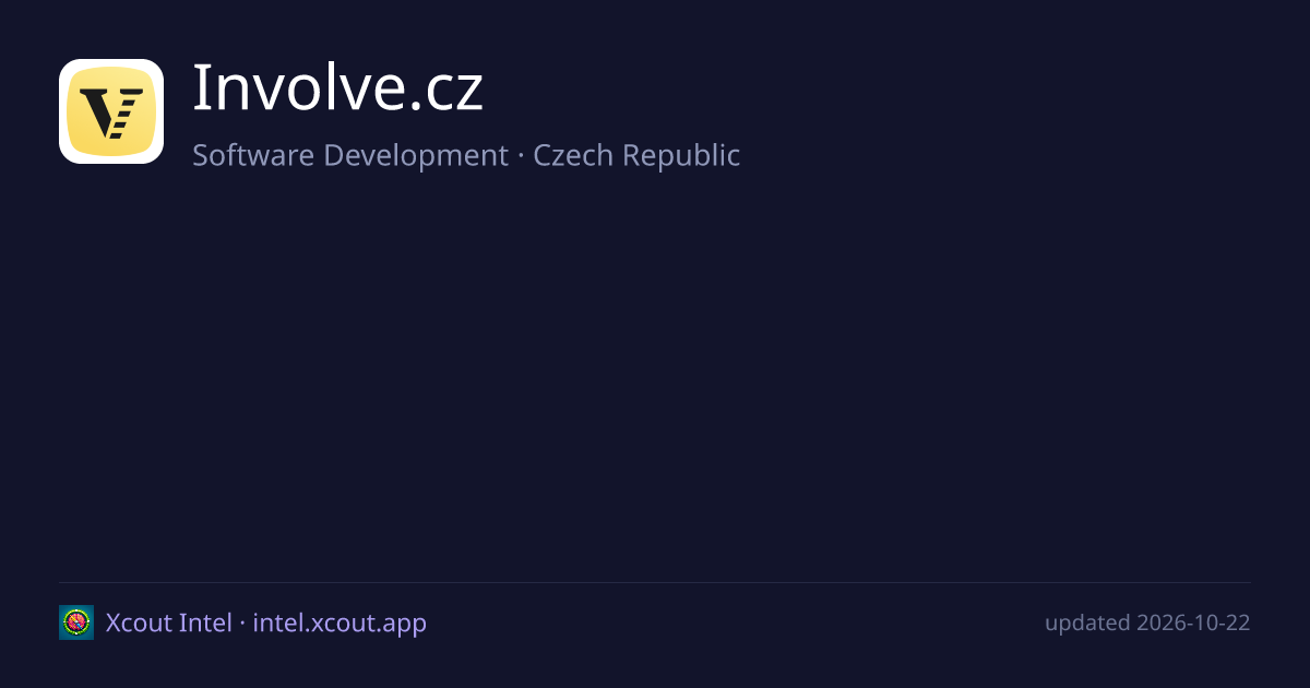 Involve.cz — share card preview