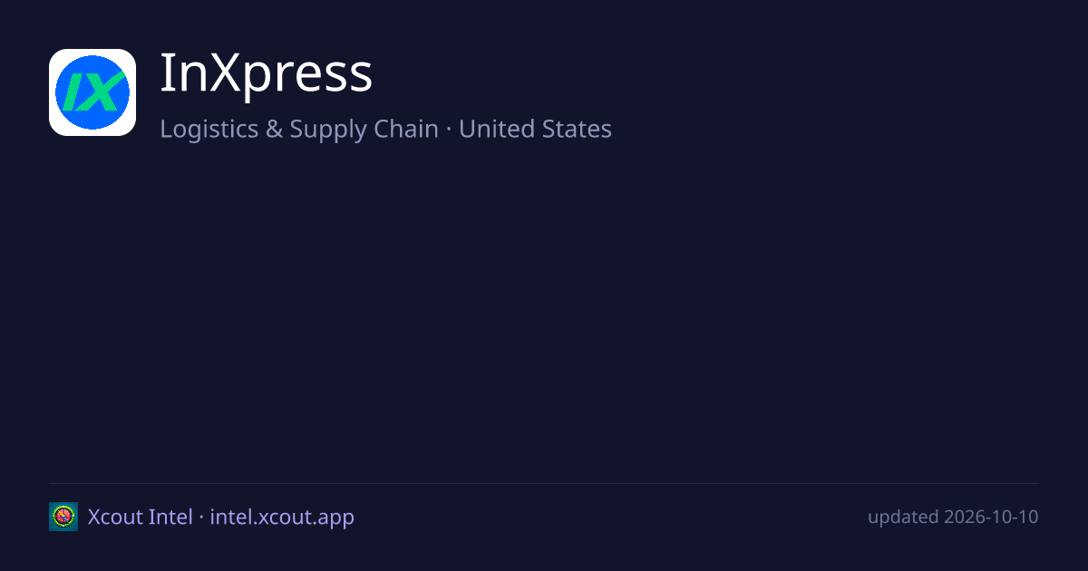 InXpress — share card preview