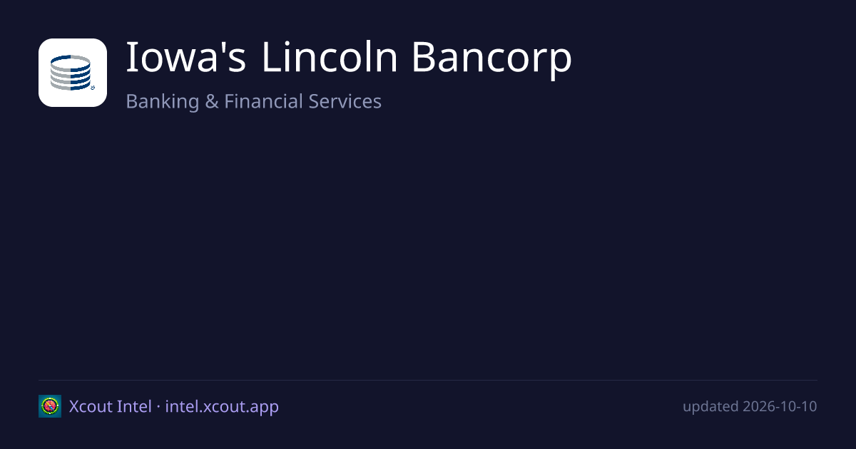 Iowa's Lincoln Bancorp — share card preview