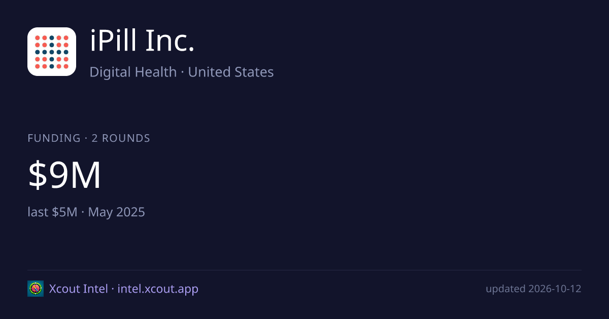 iPill Inc. — share card preview