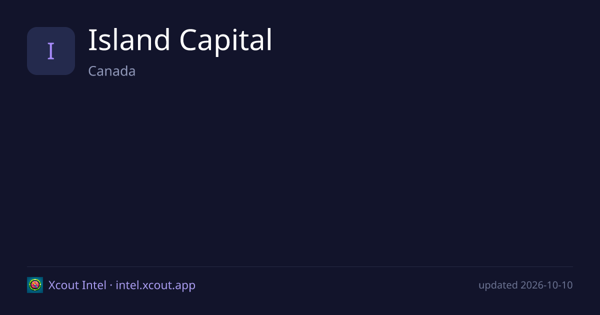 Island Capital — share card preview